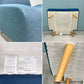 イデー IDEE アーオ ソファ AO SOFA 1Pソファ 1シーター ネイビー ファブリック W75cm 岡嶌要 定価 ￥49,000- ◎