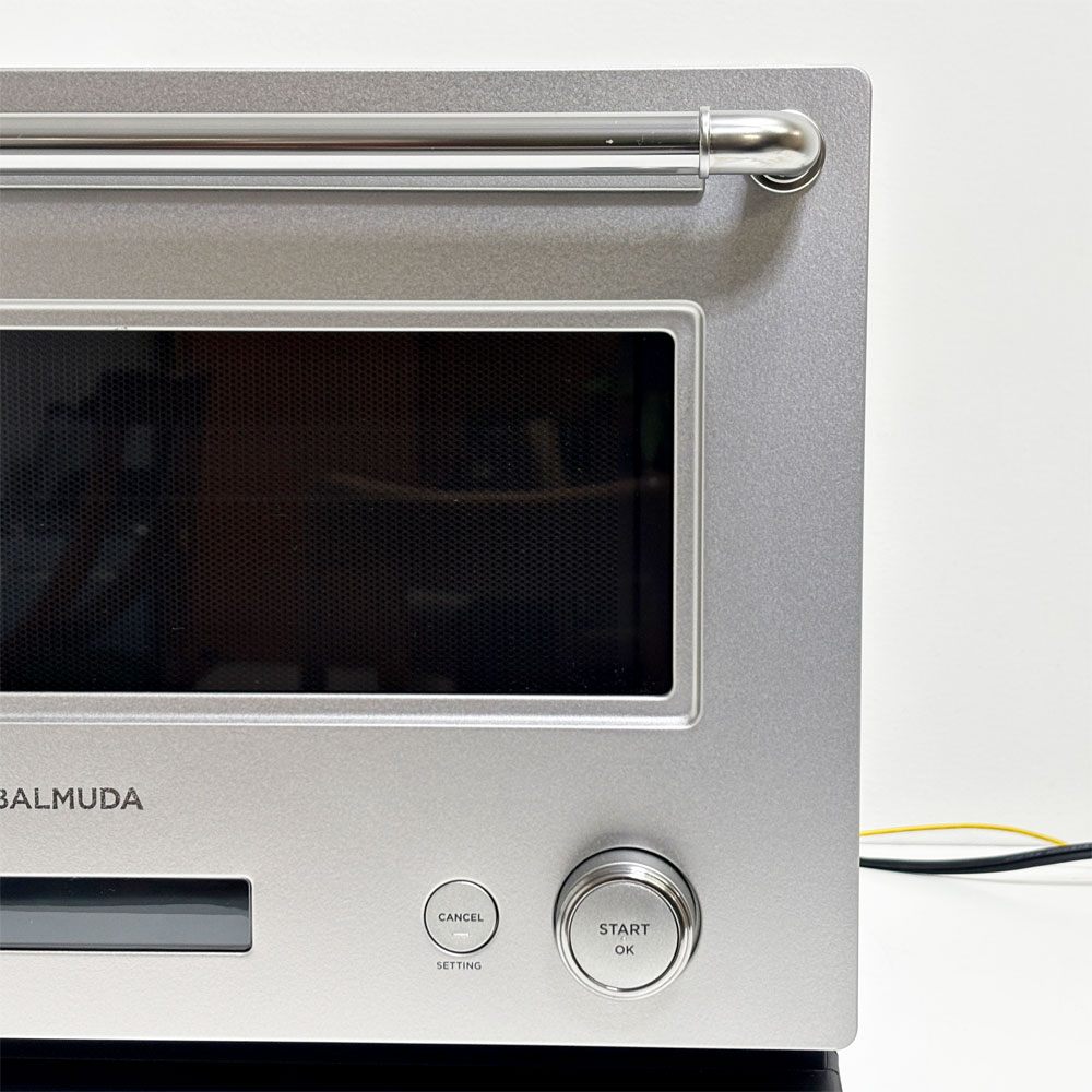 バルミューダ BALMUDA ザ・レンジ The Range K09A-SU 電子レンジ オーブンレンジ 800W ステンレス 2024年製 高年式 取扱説明書付 ●