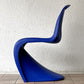 ヴィトラ vitra パントンチェア ダイニングチェア スタッキング ブルー ヴェルナー・パントン ミッドセンチュリー 定価58,300円 A ◇