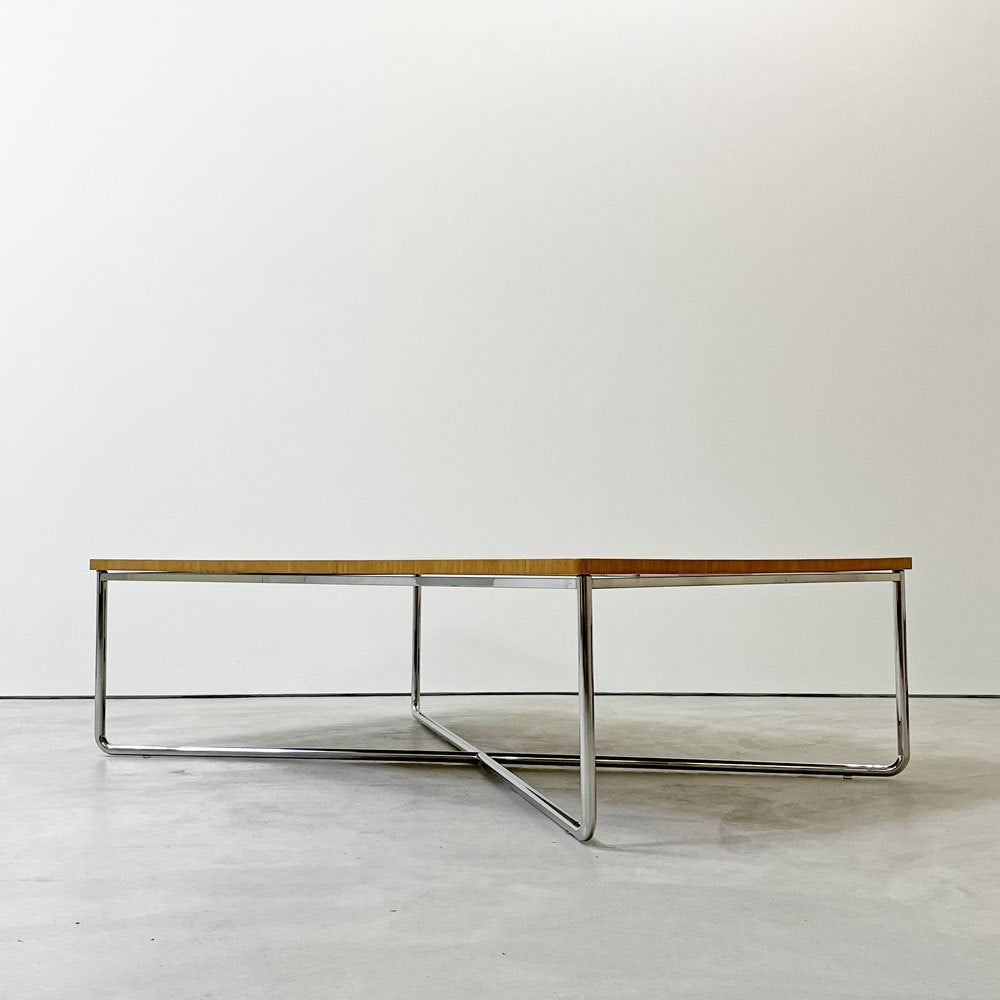 シボネ CIBONE センターテーブル ローテーブル オーク材 × スチール W120.5cm 片山正通 ナチュラルデザイン モダン ●