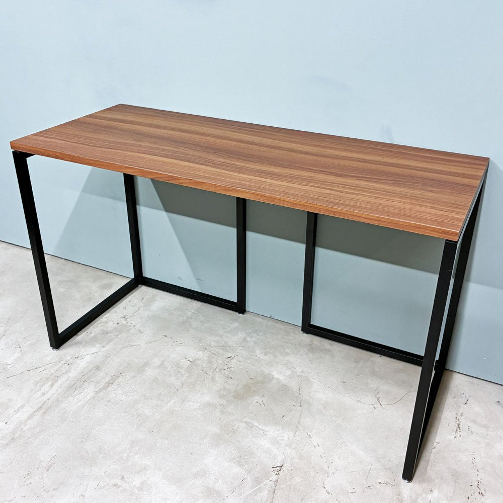 ビスレー BISLEY デスクプラン DESK PLAN Lフット ワーキングテーブル W124cm デスク メラミン天板 ウォールナット調 イギリス ◎