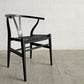 カールハンセン＆サン Carl Hansen & Son CH24 Yチェア ビーチ材 ブラックラッカー×ブラックペーパーコード 日本仕様サイズ ハンス・J・ウェグナー デンマーク 北欧家具 B 〓