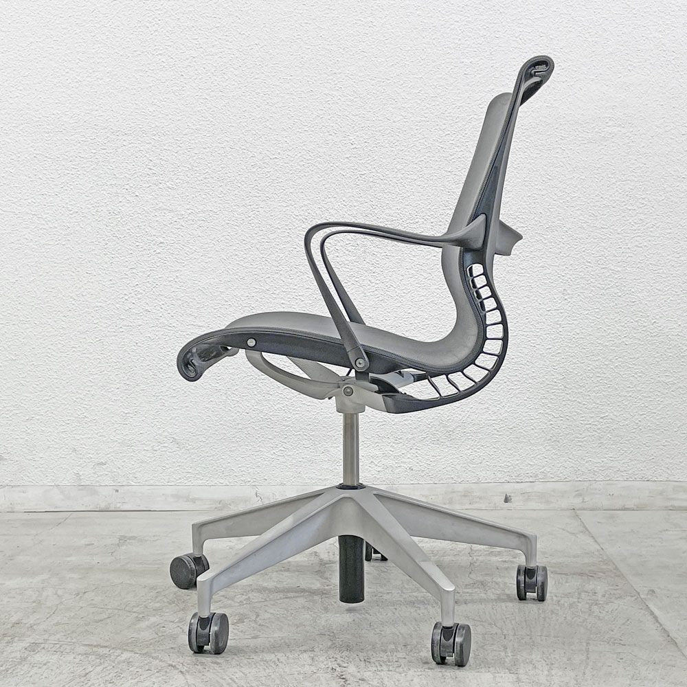 ハーマンミラー Herman Miller セトゥー Setu チェア マルチパーパスチェア オフィスチェア リボンアーム 5本脚 キャスター付き スタジオ7.5 昇降機能付 定価130,900円 〓