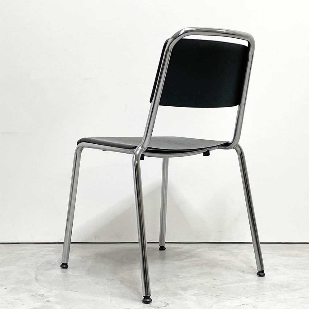 ヘイ HAY ハーフタイムチェア HALFTIME CHAIR ダイニングチェア スタッキング プライウッド スチール ブラック 北欧 デンマーク モダン 現状品 B ●