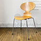 フリッツハンセン Fritz Hansen 3101 アリンコチェア アントチェア 4本脚 ナチュラルビーチ ラッカー仕上げ フェルトグライズ アルネ・ヤコブセン A ◎
