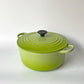 ルクルーゼ LE CREUSET ココットロンド 両手鍋 フルーツグリーン 22cm 鋳物 フランス ★