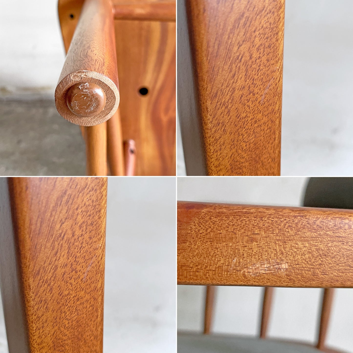 アクメファニチャー ACME Furniture オークス アーム チェア OAKS ARM CHAIR カーキ ファブリック 鋲打ち USビンテージスタイル ■