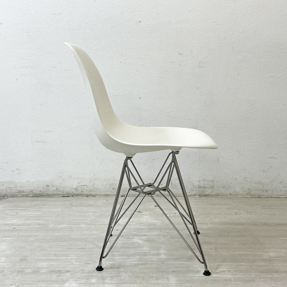 ハーマンミラー Herman Miller サイドシェルチェア ポリプロピレン製 エッフェルベース ホワイト C&R イームズ ミッドセンチュリー B ●