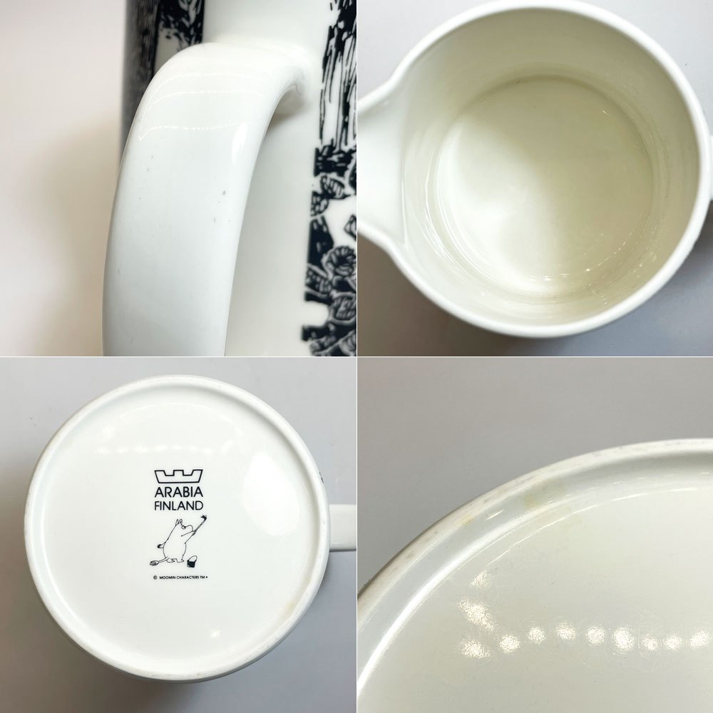 アラビア ARABIA ムーミン Moomin アドベンチャー Adventure ピッチャー 1L トーベ・ヤンソン Tove Janson フィンランド 北欧食器 廃番 ★