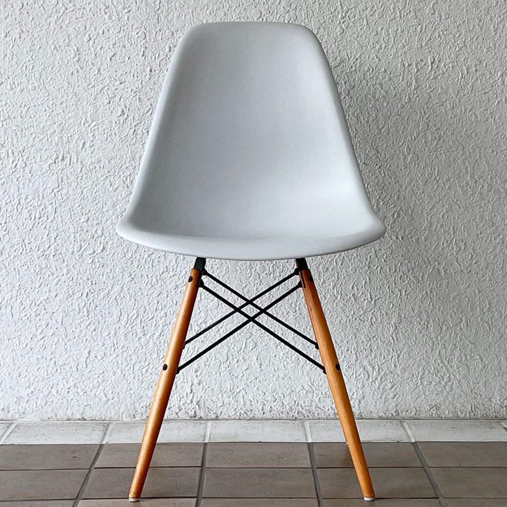 ハーマンミラー HermanMiller サイドシェルチェア ドゥエルレッグ DSW アルパイン ポリプロピレン製 イームズ ミッドセンチュリー ◇