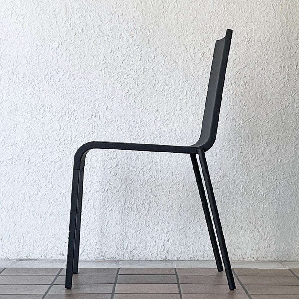 ヴィトラ vitra. ゼロスリー .03 ダイニングチェア スタッキングチェア マールテン・ヴァン・セーヴェレン Maarten Van Severen ブラック B ◇