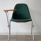 ハーマンミラー Herman Miller サイドシェルチェア セカンド 2nd ビンテージ アプホルスター スクールベース 肘掛けテーブル付 イームズ ミッドセンチュリー B ◇