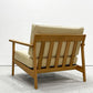 高野木工 TAKANO MOKKOU セブ CEBU SOFA 1Pソファ ホワイトオーク無垢材 ナチュラルモダン 定価￥228,000- ●