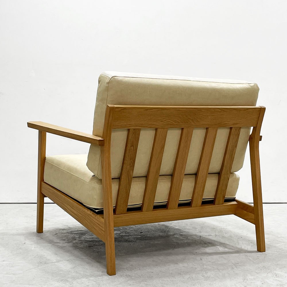 高野木工 TAKANO MOKKOU セブ CEBU SOFA 1Pソファ ホワイトオーク無垢材 ナチュラルモダン 定価￥228,000- ●