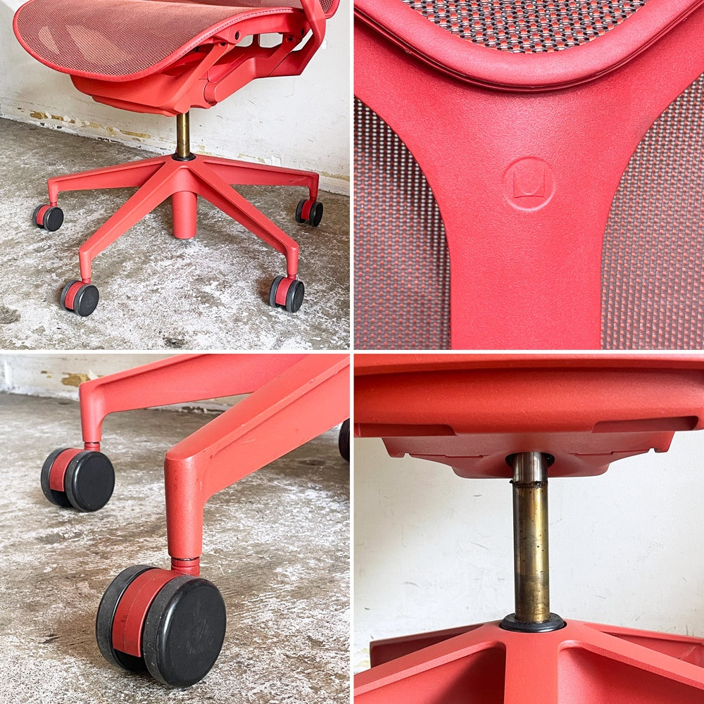ハーマンミラー Herman Miller コズムチェア Cosm Chair キャニオン ローバック 固定アーム キャスター オフィスチェア デスクチェア スタジオ7.5 定価￥247,500- ■