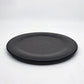 杉田明彦 リム皿 小 木製プレート Φ22cm 欅 漆器 黒 現代作家 B ●
