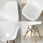 ハーマンミラー Herman Miller サイドシェルチェア ポリプロピレン ホワイト ドゥエルレッグ C&R イームズ ミッドセンチュリー A ★