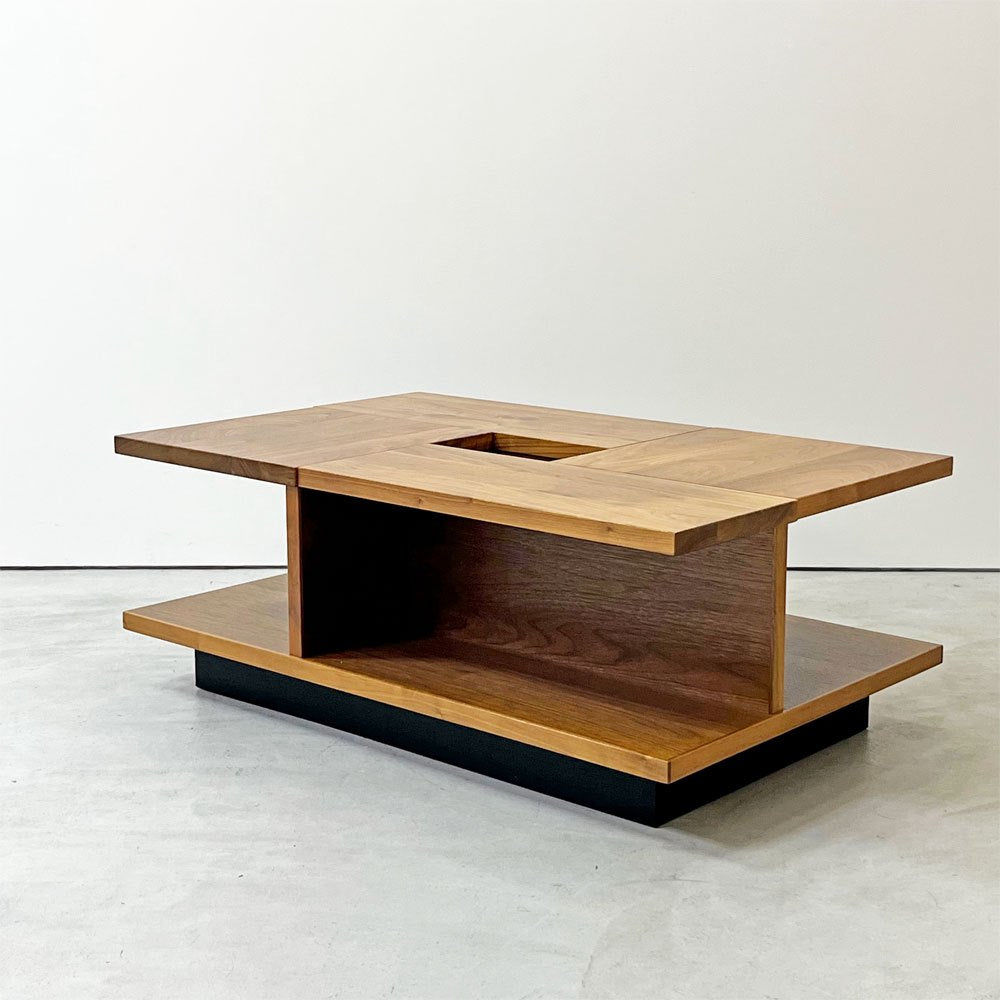 サンコー SUNKOH プロント リビングテーブル PRONTO Living Table ウォールナット材 無垢材 長方形 オーダーサイズ 森 宣雄 モダンデザイン ●