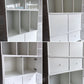 モンタナ MONTANA システムシェルフユニット SYSTEM SHELF UNIT ホワイト 5ユニット キャビネット 木製扉+ガラス扉+ドロワー+シェルフ2種 デンマーク ♪
