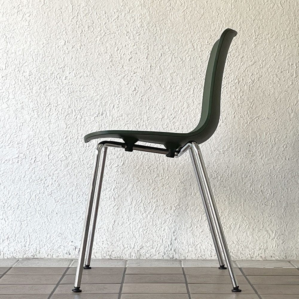 ヴィトラ vitra ハルチューブ HAL Tube サイドチェア ダイニングチェア スタッカブル グリーン ジャスパー・モリソン C ◇