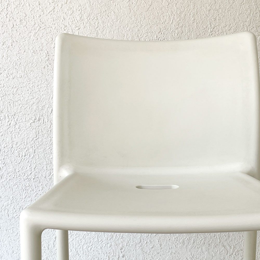 マジス MAGIS エアチェア AIR CHAIR ホワイト スタッキングチェア ダイニングチェア ジャスパー・モリソン B ◇
