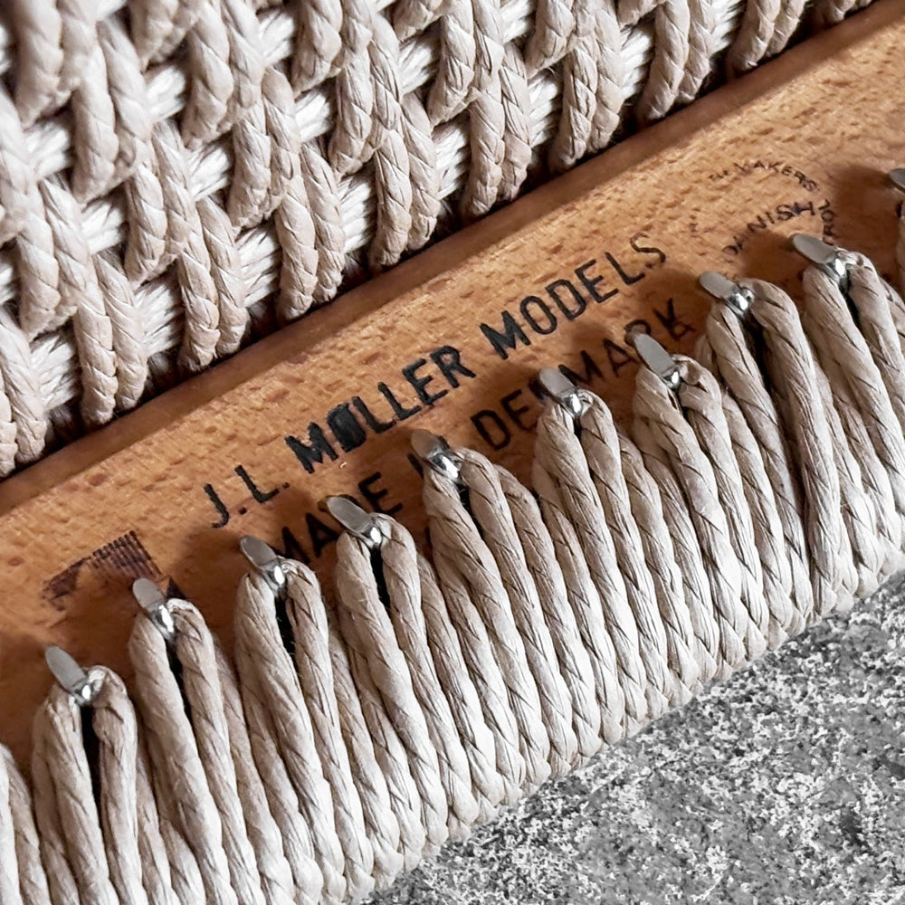 JLモラー J.L.Mollers Model No.84 チーク材 ダイニングチェア ペーパーコード張り ニールス・O・モラー デンマーク 北欧家具 ビンテージ ■