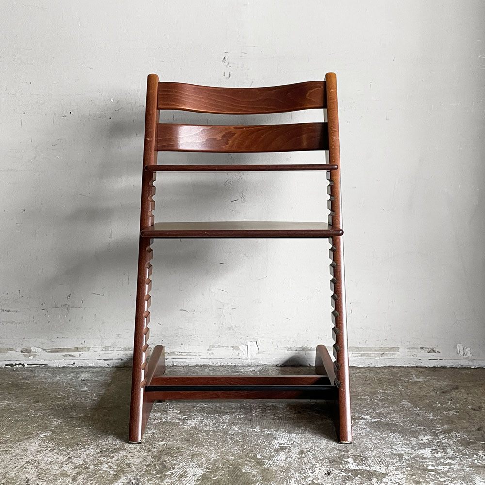 ストッケ STOKKE トリップトラップ TRIPP TRAPP ベビーチェア キッズチェア S/N3～ ブラウン ノルウェー 北欧家具 A ■