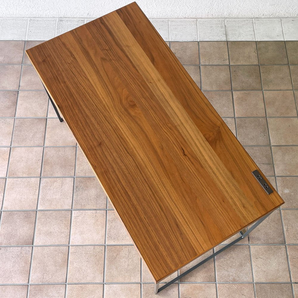 クラッシュゲート CRASH GATE イージーライフ Easy Life ドック DOCK デスク 引出あり ウォールナット材 W120cm ◇