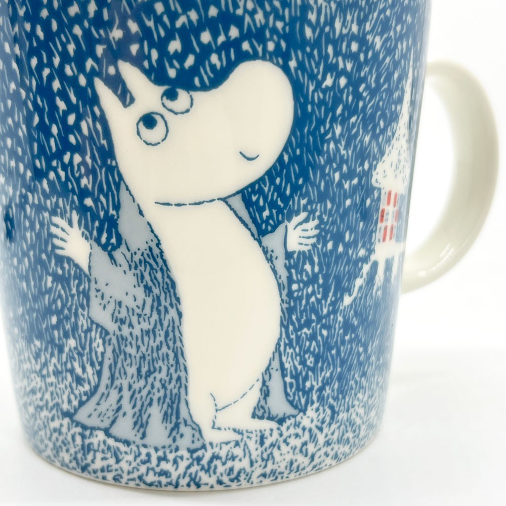 アラビア ARABIA ムーミンマグ MOOMIN ライトスノーフォール 2018年冬限定 フィンランド 北欧食器 ●
