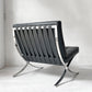 ミース・ファン・デル・ローエ バルセロナチェア Barcelona Chair リプロダクト品 ESQ 本革 1シーターソファ モダンデザイン ミッドセンチュリー ★