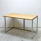 ビスレー BISLEY デスクプラン DESK PLAN Lフット ワーキングテーブル デスク オーク メラミン天板 スチール脚 W120cm イギリス ●