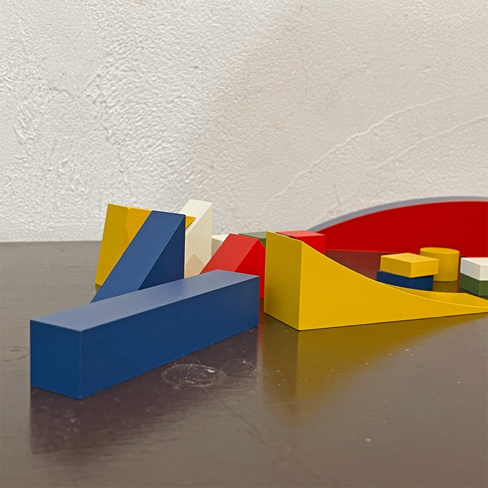 ネフ naef  Spielkultur バウハウス バウスピール Bauhaus Bauspiel アルマ・ジートホフ・ブッシャー 積み木 知育玩具 箱付き スイス ★