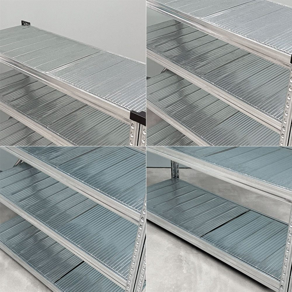 メタルシステム METALSISTEM スーパー123シリーズ スチールシェルフ 4段 4 TIER STEEL SHELF W113 D32 H107 イタリア製 ◎