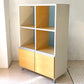 モダンデザイン modern Design 2ドロワー 2列3段 ファイリングシェルフ 2dr Filing Shelf 背面フロストガラス ★