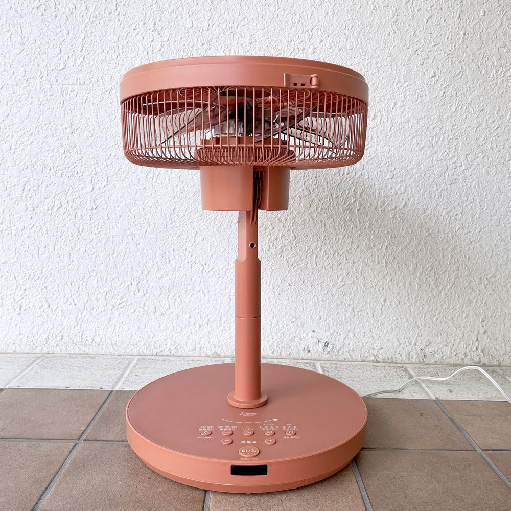 三菱電機 SEASONS DCモーター扇風機 R30J-DZ-D テラコッタオレンジ 伸長用ポール 欠品 ◇