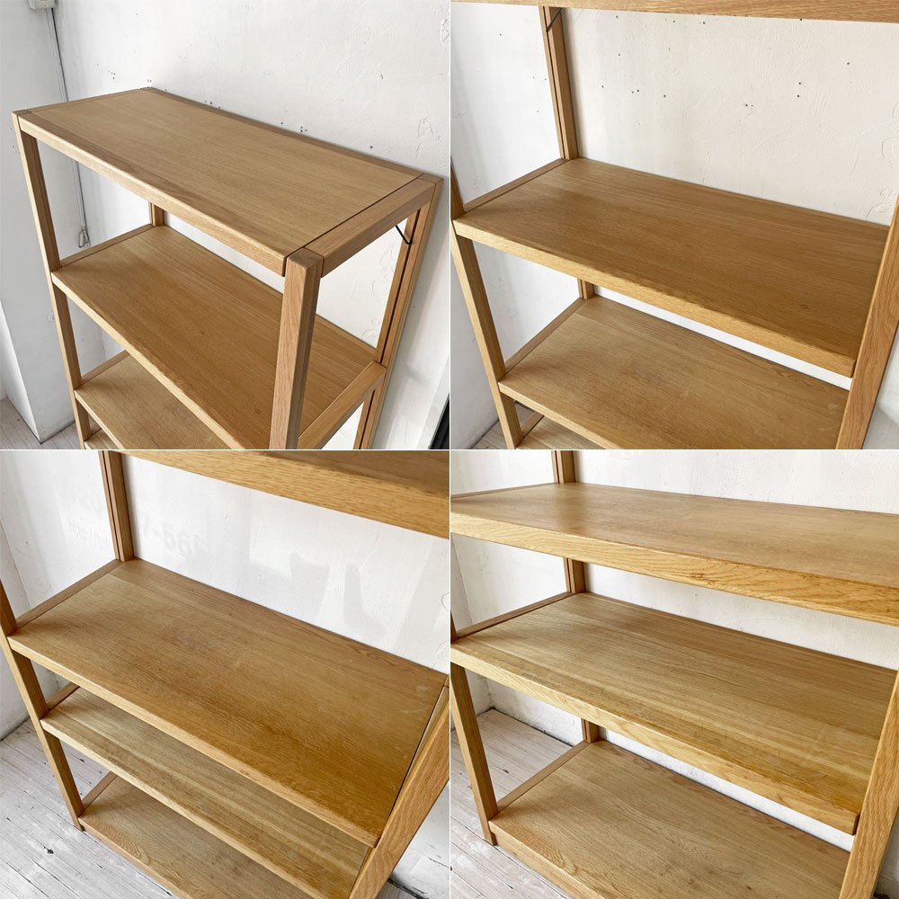 無印良品 MUJI オーク材 ユニットシェルフ 2列5段 本棚 飾り棚 収納棚 W170 ナチュラル シンプルデザイン 廃番 ★