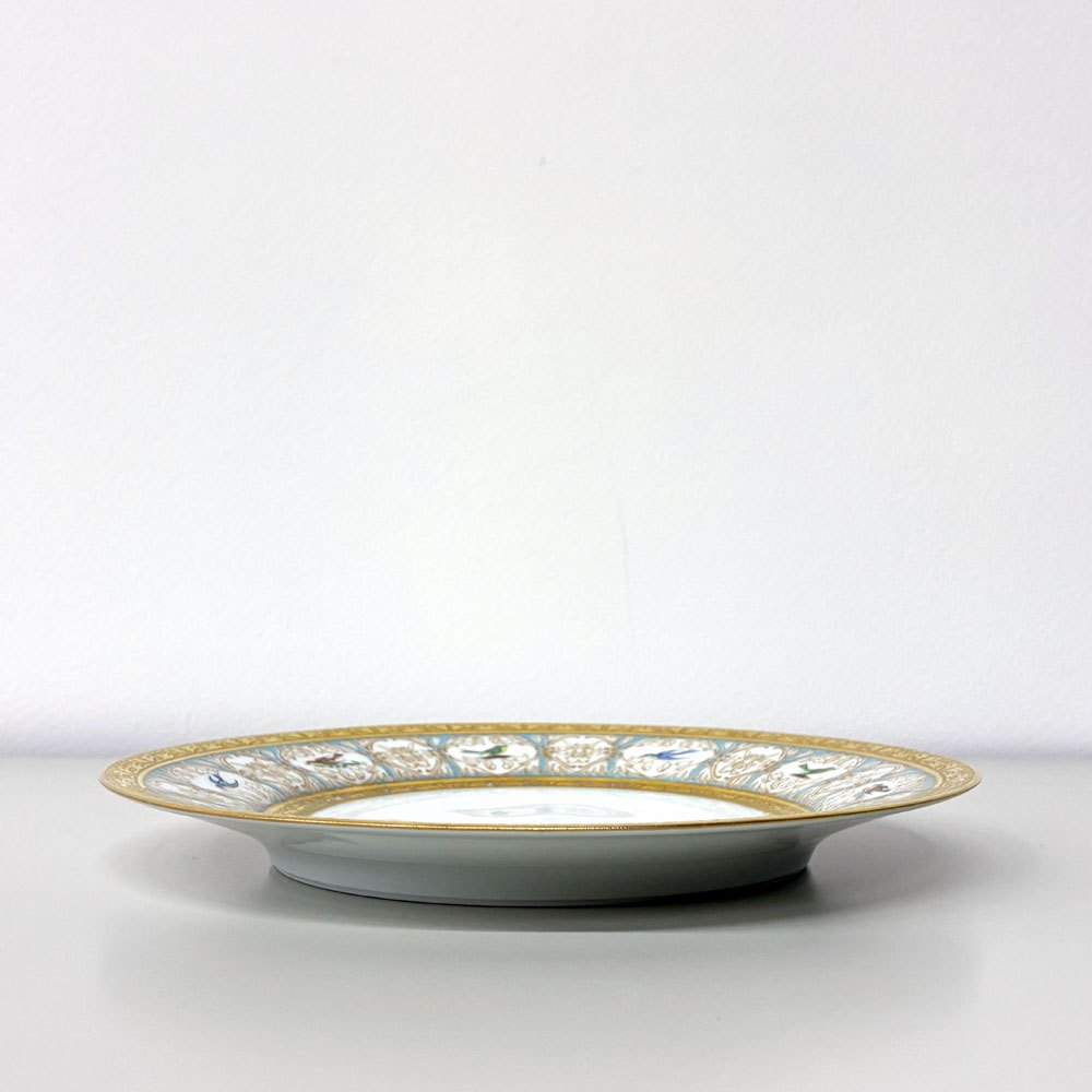 アビランド HAVILAND ベンガリス Bengalis ヴィクトリアンスワロー 19cm プレート リモージュ LIMOGES 三越特別製造版 E ◎