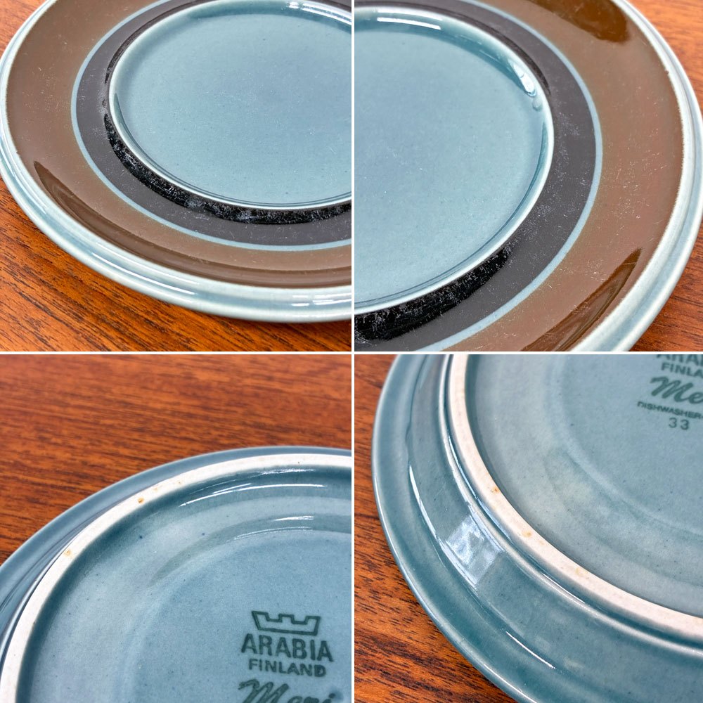 アラビア ARABIA メリ Meri ティーカップ＆ソーサー ウラ・プロコッペ Ulla Procope ビンテージ フィンランド 北欧食器 ◎