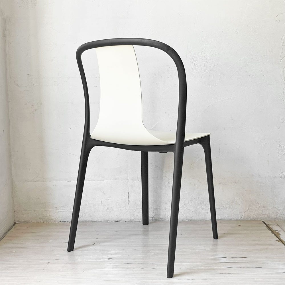 ヴィトラ Vitra ベルヴィルチェア Belleville Chair ダイニングチェア スタッキングチェア クリーム ロナン & エルワン・ブルレック A ★
