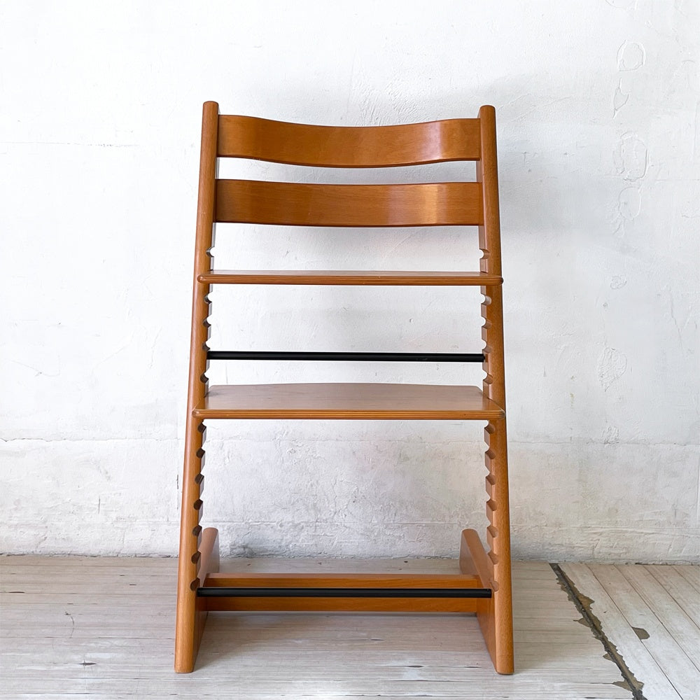 ストッケ STOKKE トリップトラップ TRIPP TRAPP チェリーカラー ベビーチェア キッズチェア S/N3～ ノルウェー 北欧家具 ★