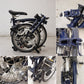 ブロンプトン BROMPTON 折りたたみ自転車 3段変速 ネイビー英国製 ●