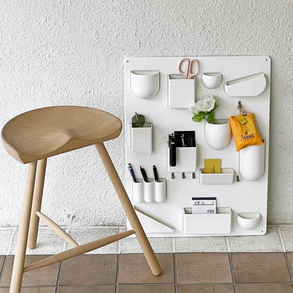 ヴィトラ Vitra ウーテンシロ2 Uten.Silo II ホワイト ウォールポケット 壁掛け収納 インゴ・マウラー & ドロシー・ベッカー ◇