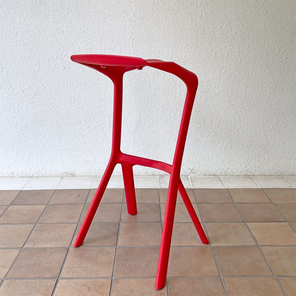 プランク PLANK ミウラスツール MIURA stool ハイスツール スタッキング レッド コンスタンチン･グルチッチ 定価￥29,590- ◇