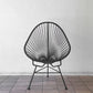 メトロクス METROCS アカプルコチェア Acapulco Chair ブラック アウトドアチェア PVCコード ブラックスチール ハンドメイド メキシコ 定価￥70,400- ◇