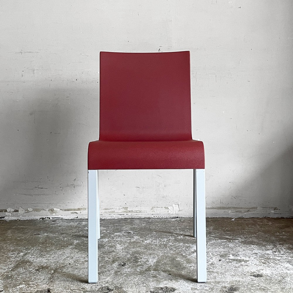 ヴィトラ vitra. ゼロスリー .03 ダイニングチェア スタッキングチェア マールテン・ヴァン・セーヴェレン Maarten Van Severen レッド A ■