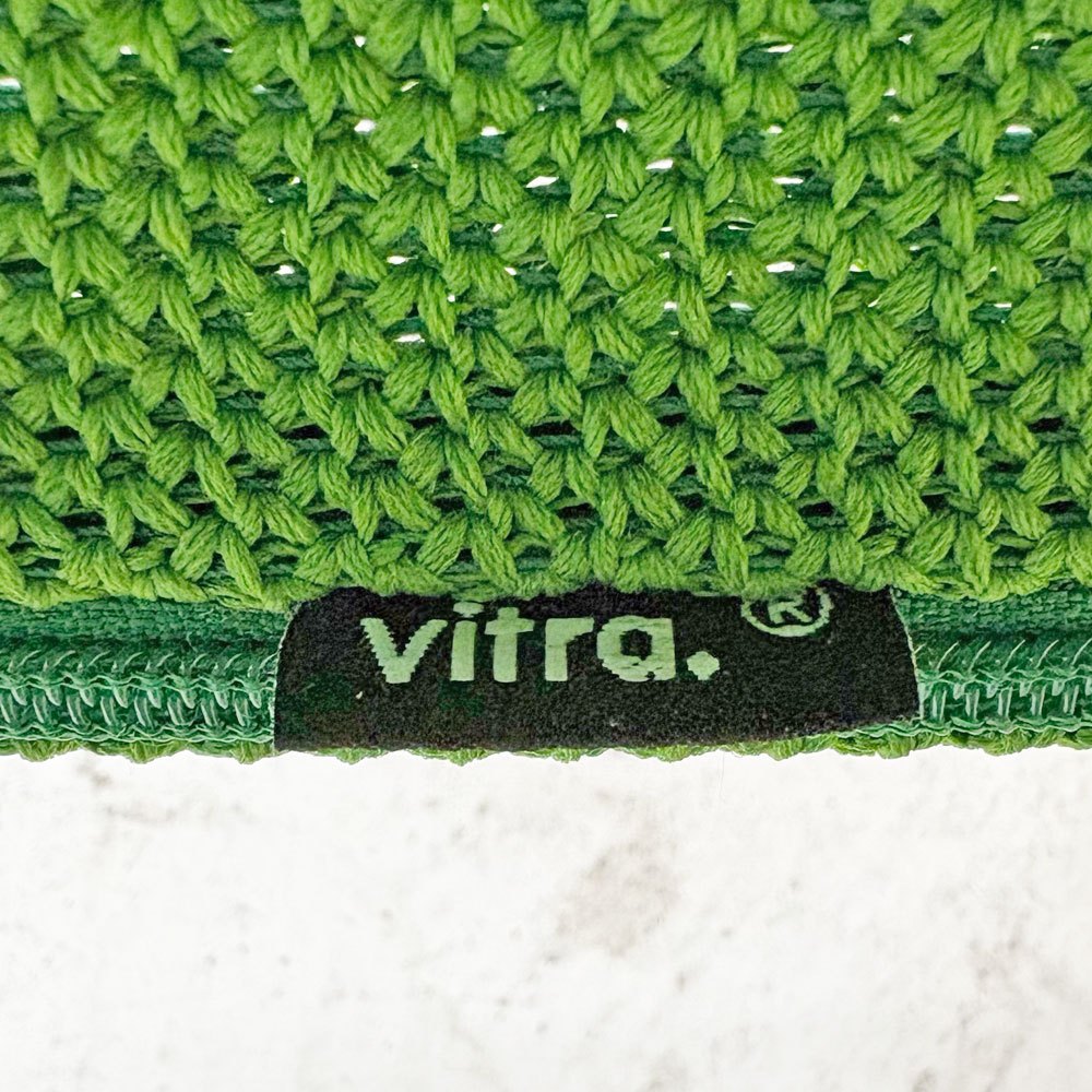 ヴィトラ Vitra ソフトシムチェア Soft Sim chair ラウンジチェア スタッキングチェア 3Dニット素材 × スチールフレーム グリーン ジャスパーモリソン ●