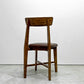 ジャーナルスタンダードファニチャー j.s.F シノン CHINON CHAIR ダイニングチェア PVCレザーシート ラバーウッド材 ブラウン ●