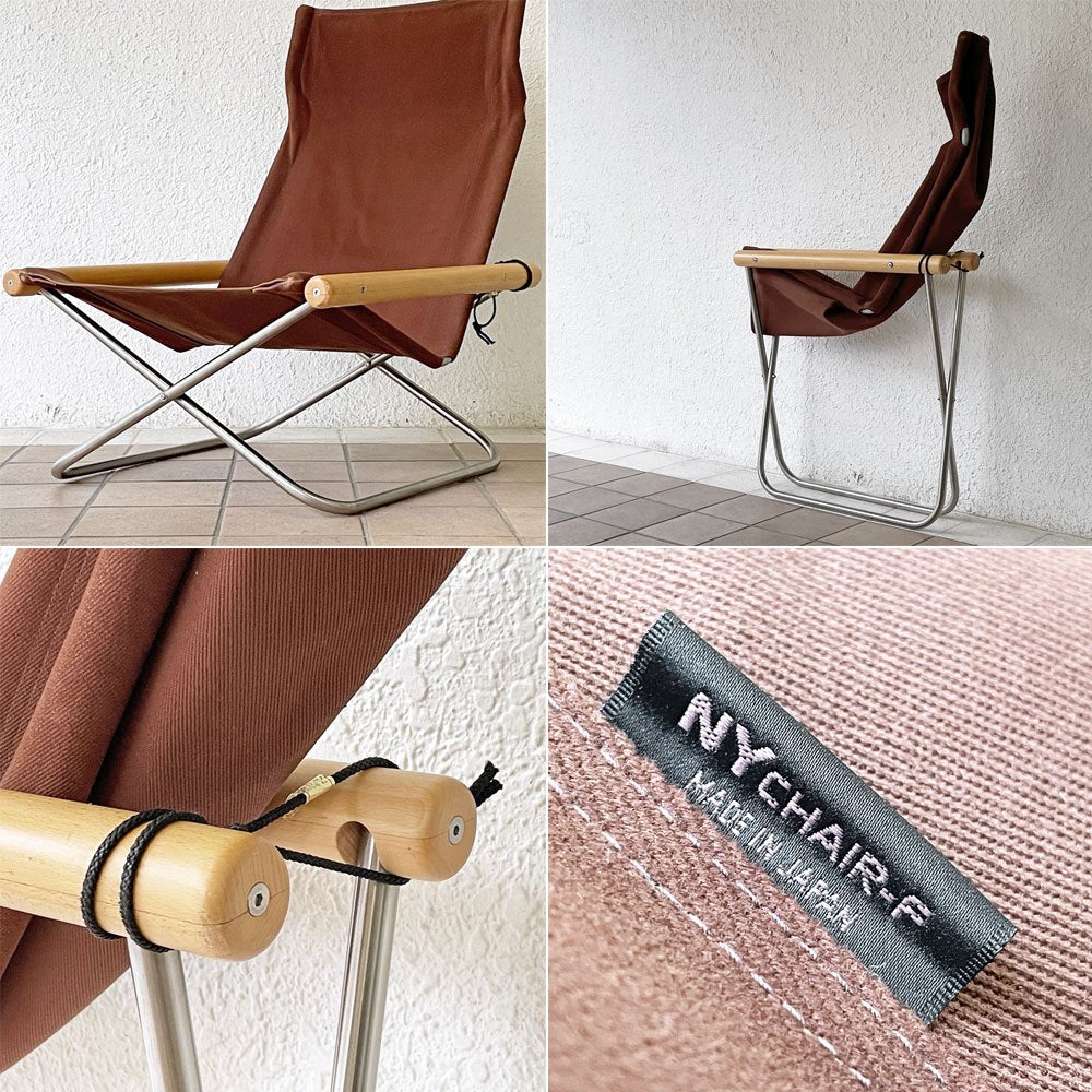 ニーチェア エフ NY chair F フォールディングチェア 折り畳み 新居 猛 ◇