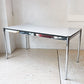 USMハラー USM Haller モジュラーファニチャー ハラーテーブル ワーキングデスク W150cm アジャスター パールグレーラミネート(ホワイト) 高さ調整機能付 スイス ★