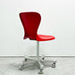 イデー IDEE ヨーンチェア ウィズ キャスター YAWN CHAIR with CASTER FRP レッド ダイニングチェア 岡嶌要 スペースエイジ 廃番 ●